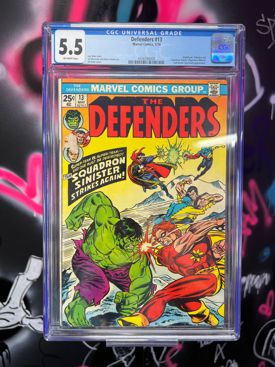 Defenders #13 CGC 5.5