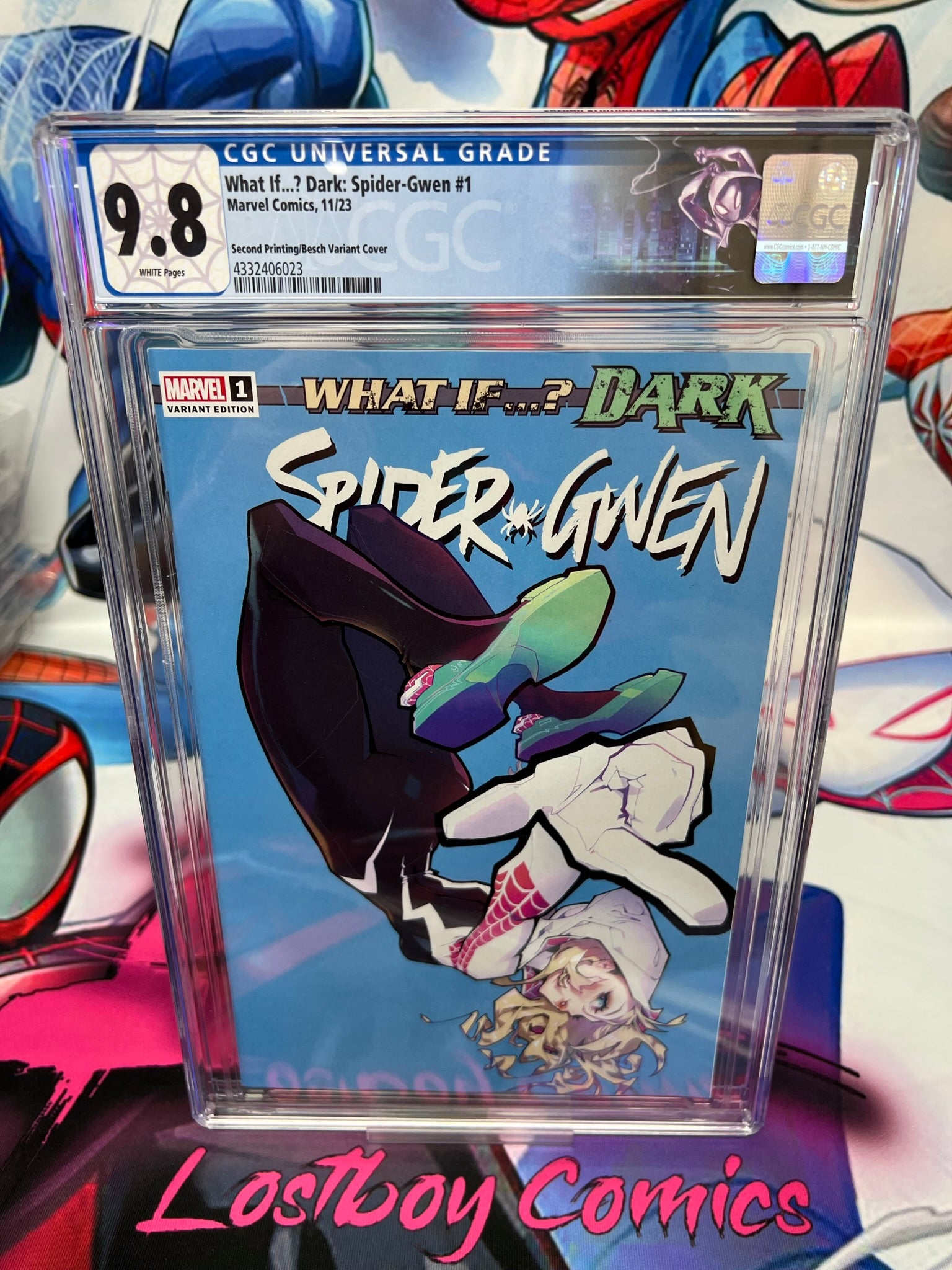 What If? Dark Spider-Gwen #1 1:25 2nd print Besch CGC 9.8