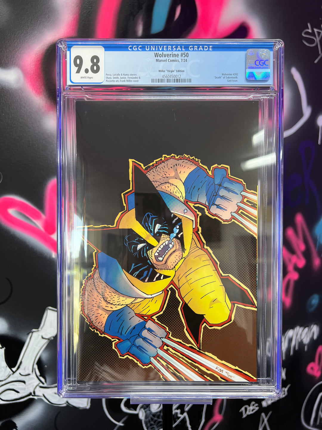 Wolverine #50 1:100 Frank Miller CGC 9.8