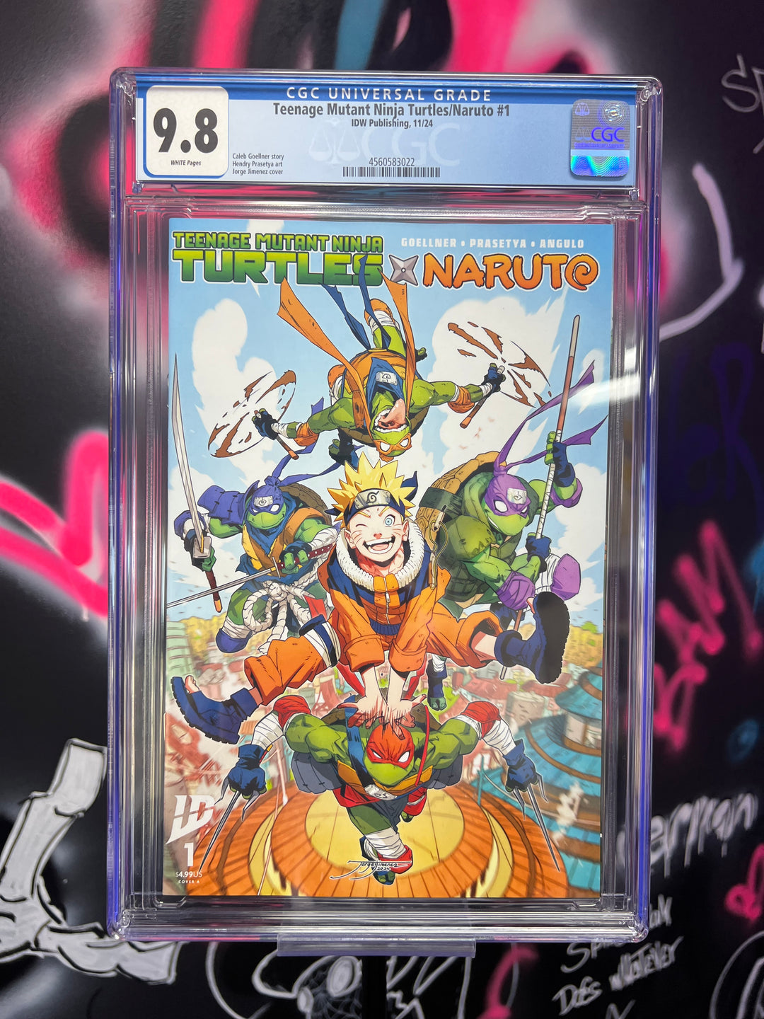 Teenage Mutant Ninja Turtles x Naruto #1 CGC 9.8