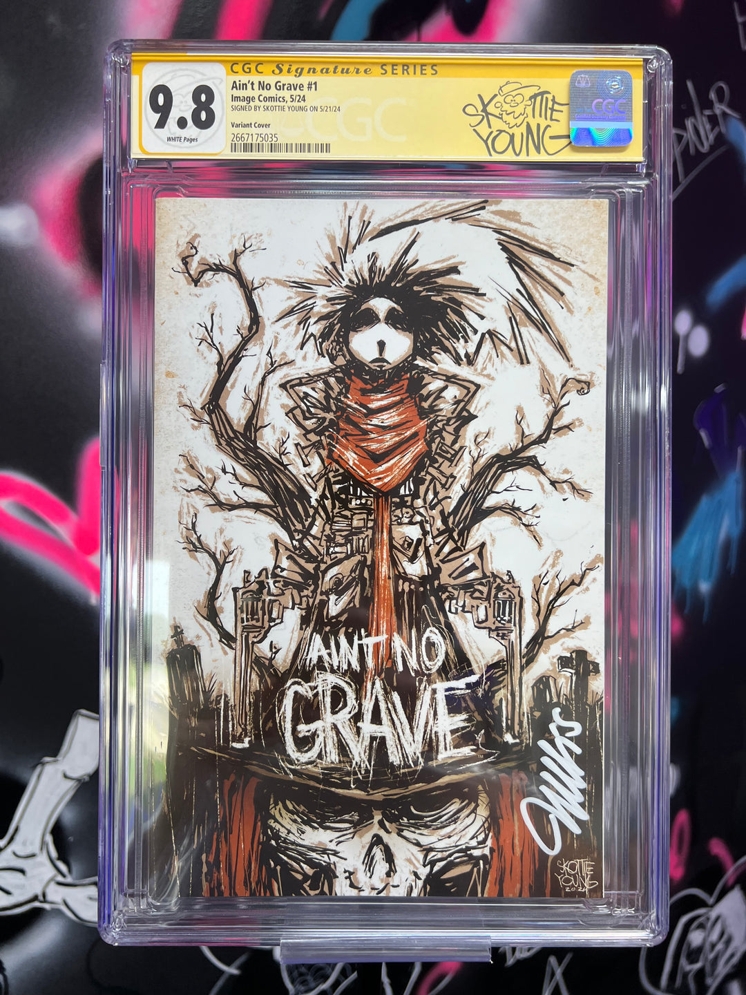 Aint No Grave #1 CGC 9.8 SS Skottie Young
