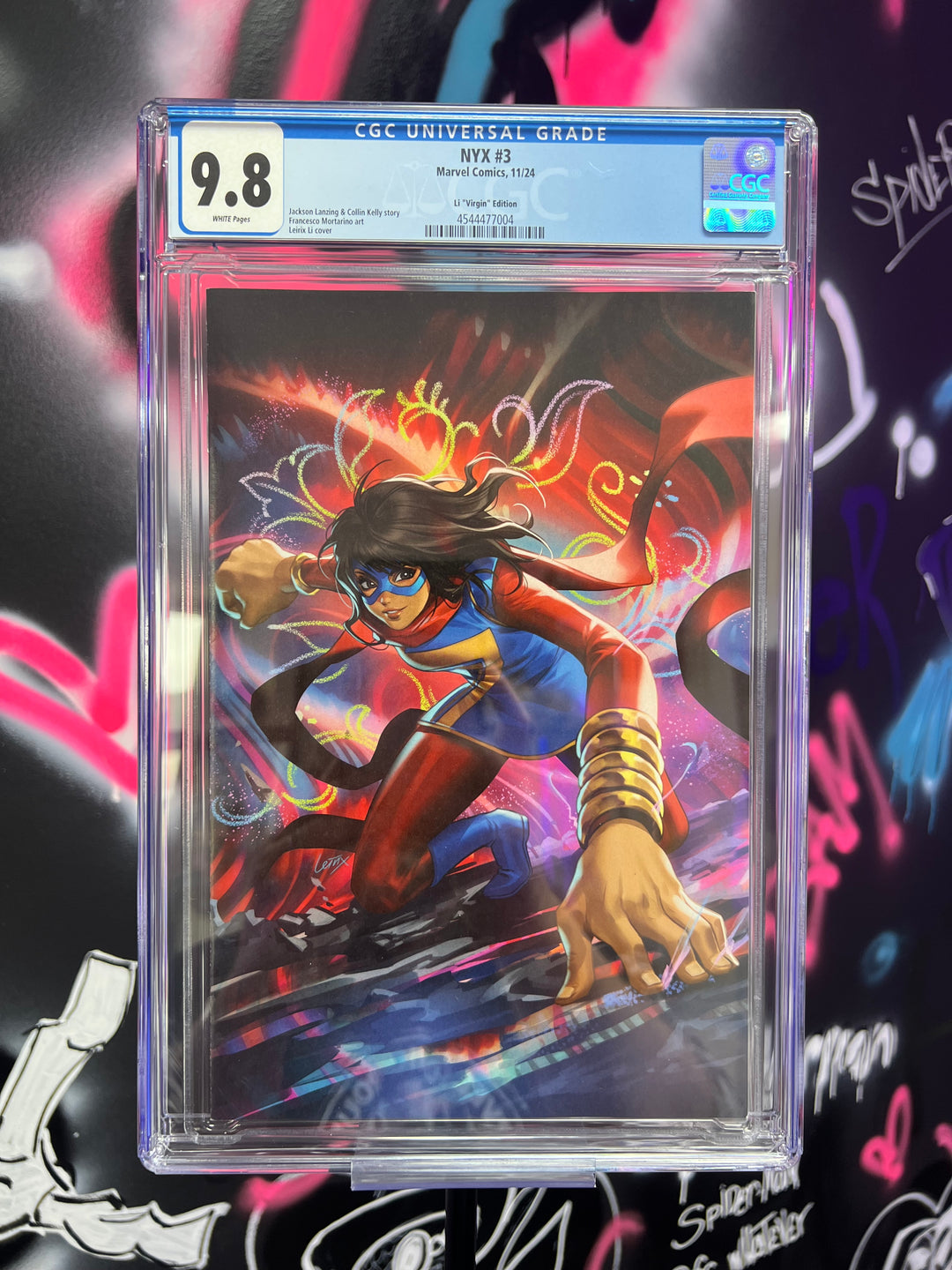 NYX #3 LEIRIX MS. MARVEL VIRGIN 1:50 CGC 9.8