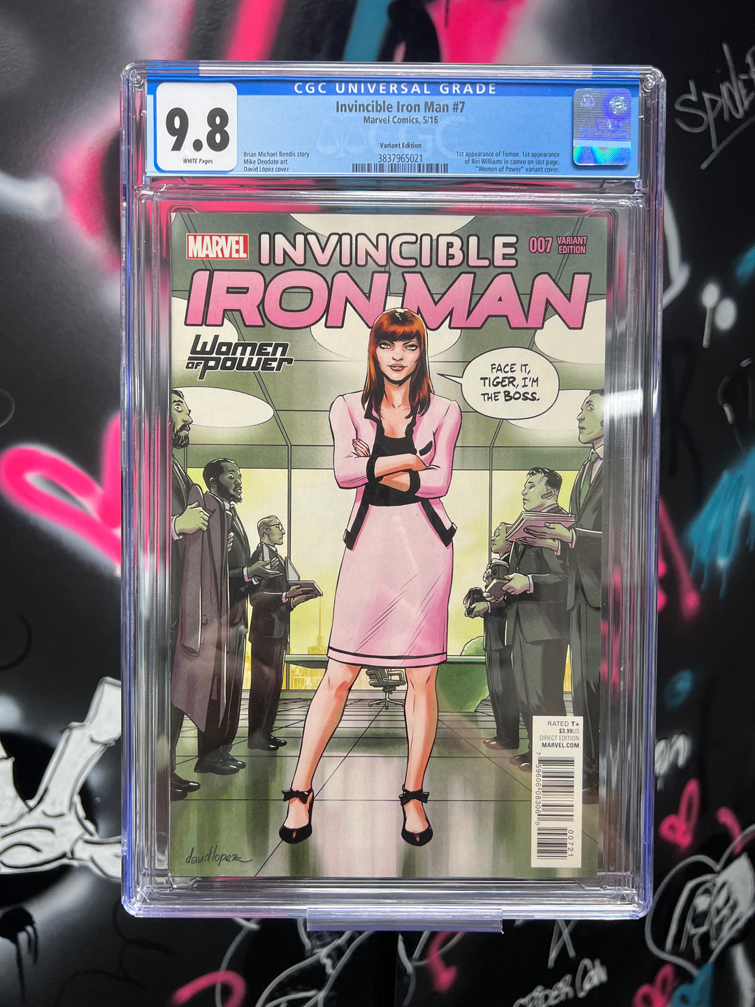 Invincible Iron Man #7 Lopez Variant CGC 9.8