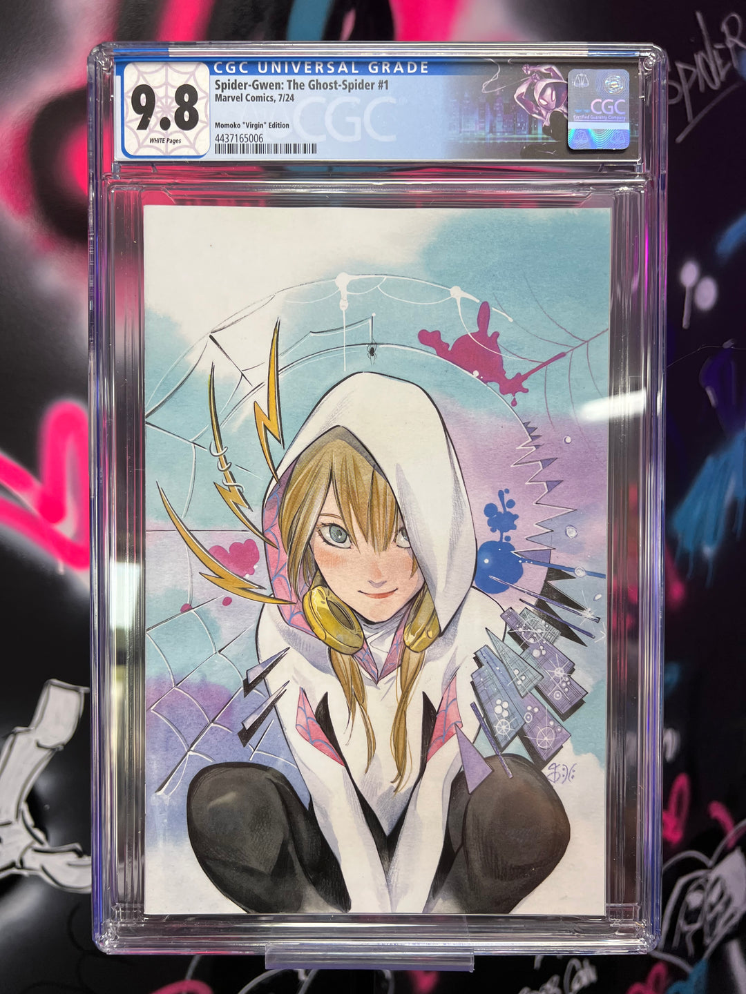 Spider-Gwen Ghost Spider #1 Momoko Virgin Exclusive CGC 9.8