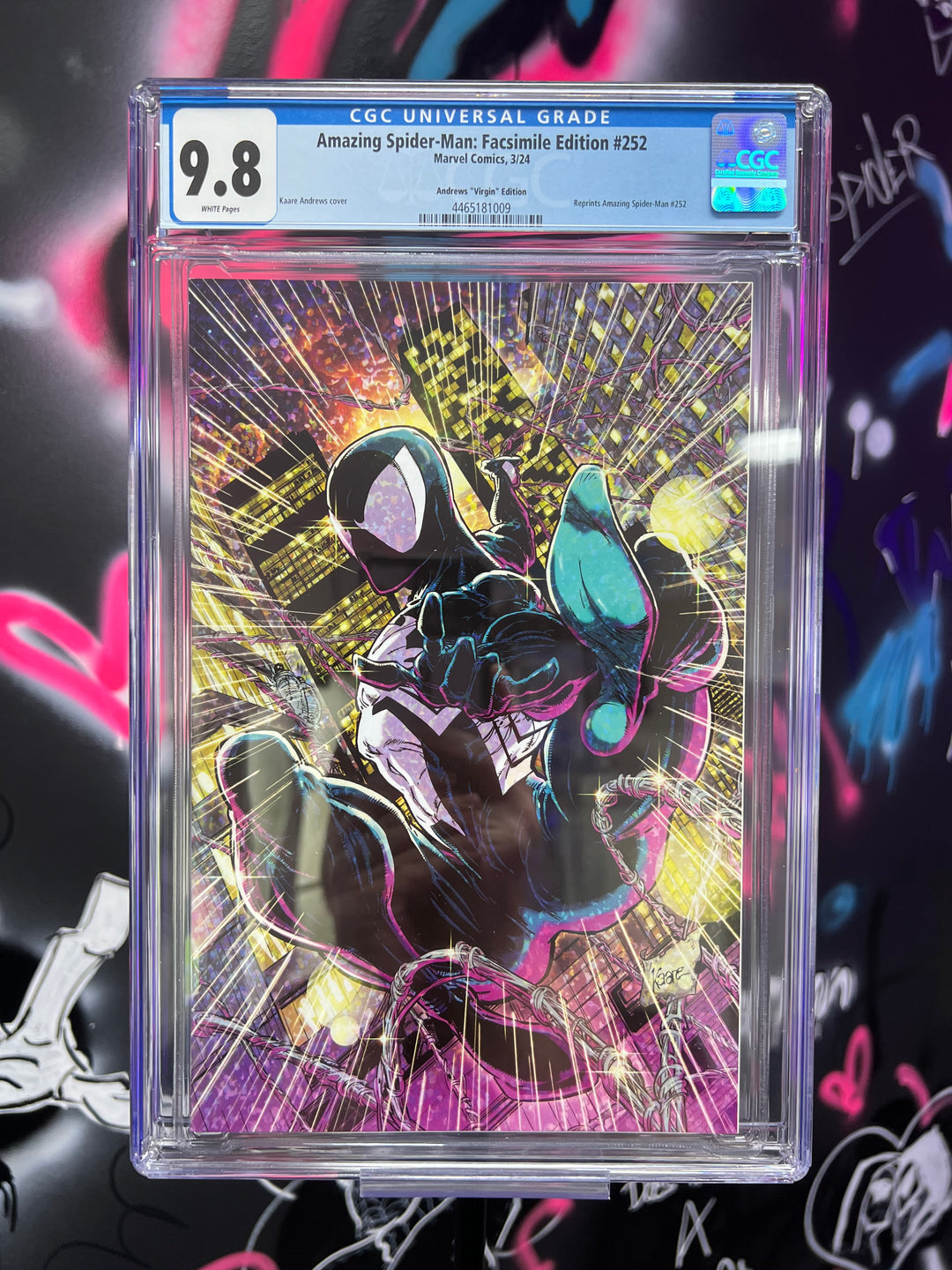 AMAZING SPIDER-MAN 252 KAARE ANDREWS VIRGIN CGC 9.8