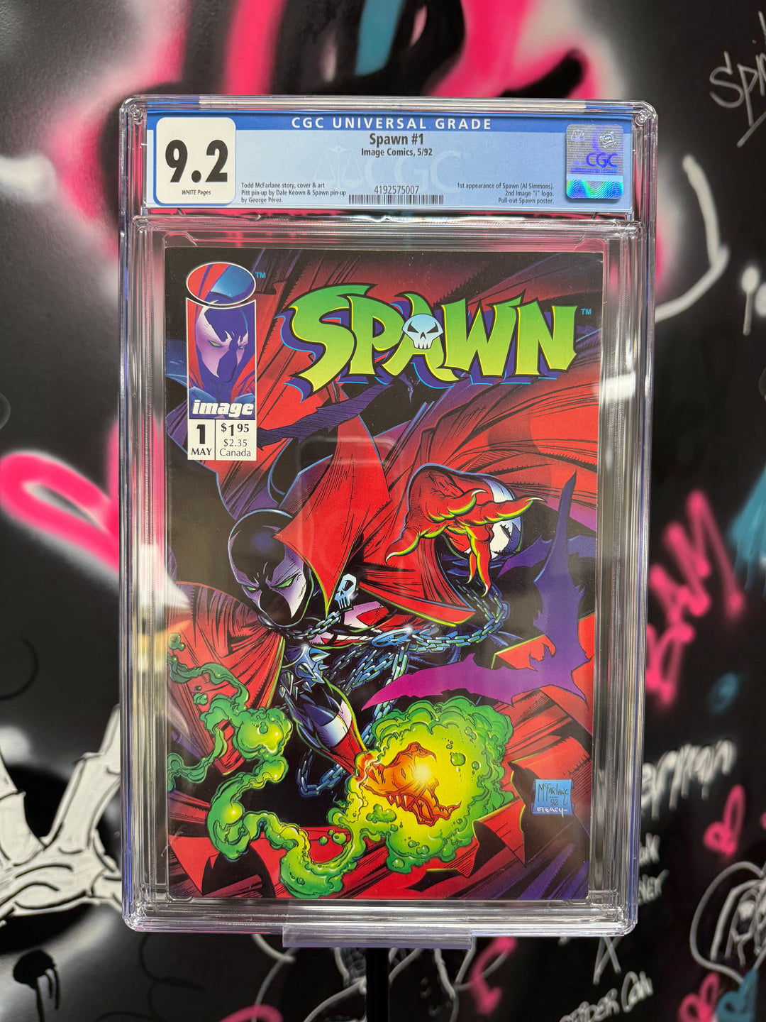 Spawn #1 1st Print CGC 9.2