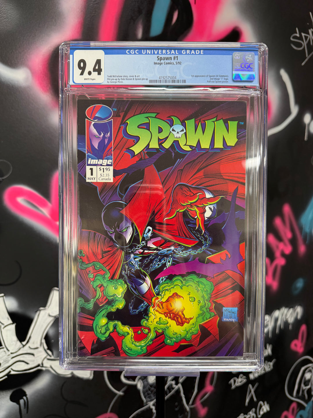 Spawn #1 1st Print CGC 9.4