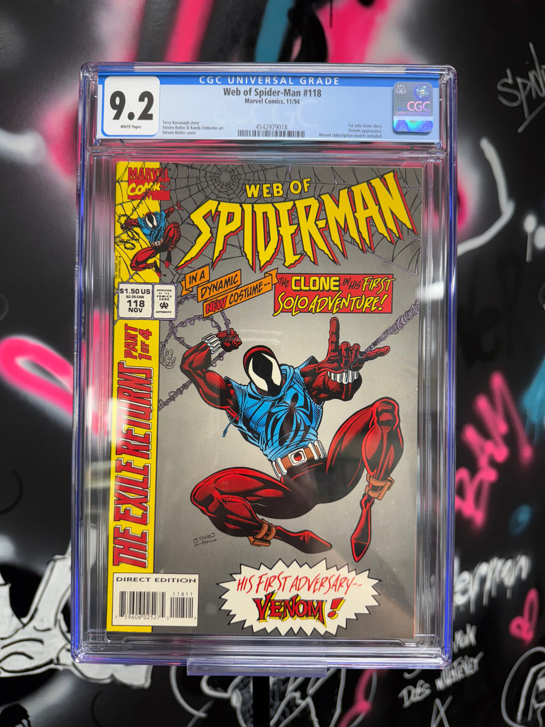 Web of Spider-Man #118 CGC 9.2