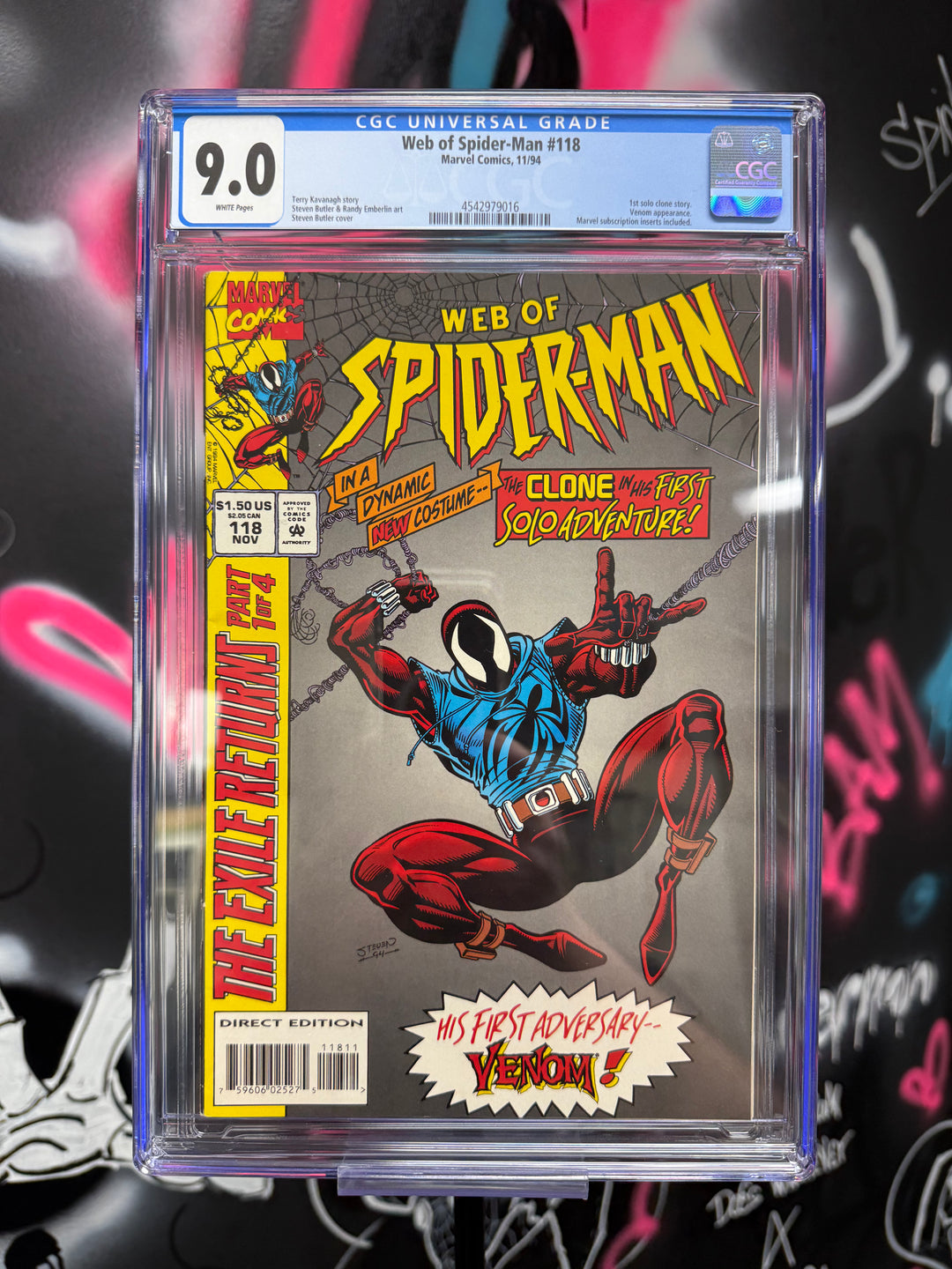 Web of Spider-Man #118 CGC 9.0