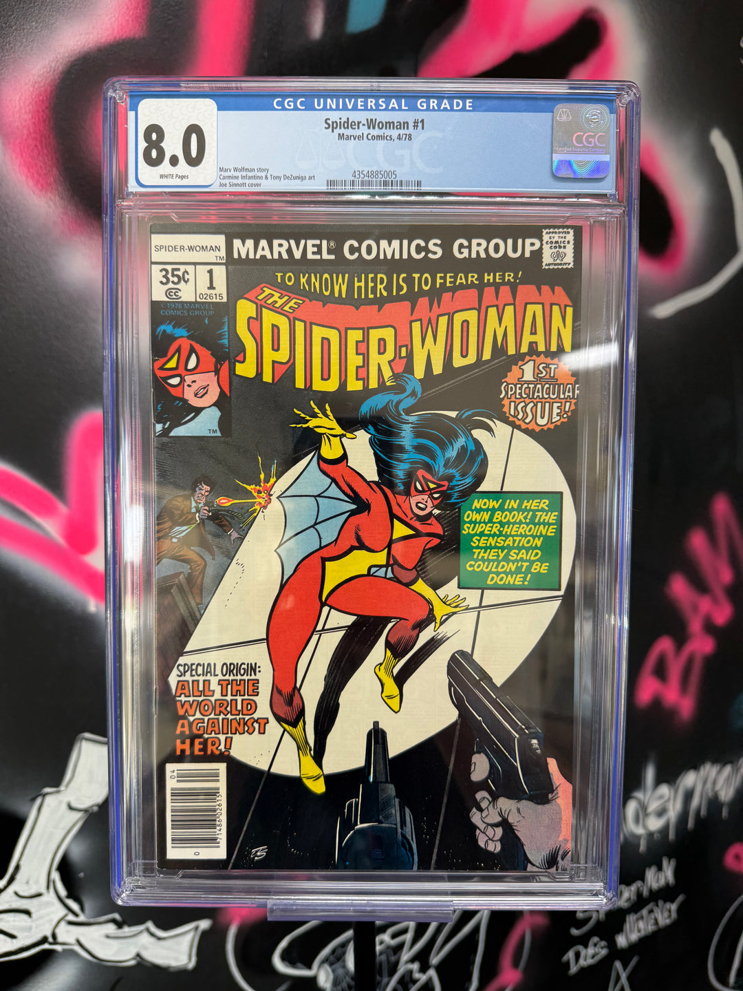 Spider-Woman #1 Newsstand CGC 8.0