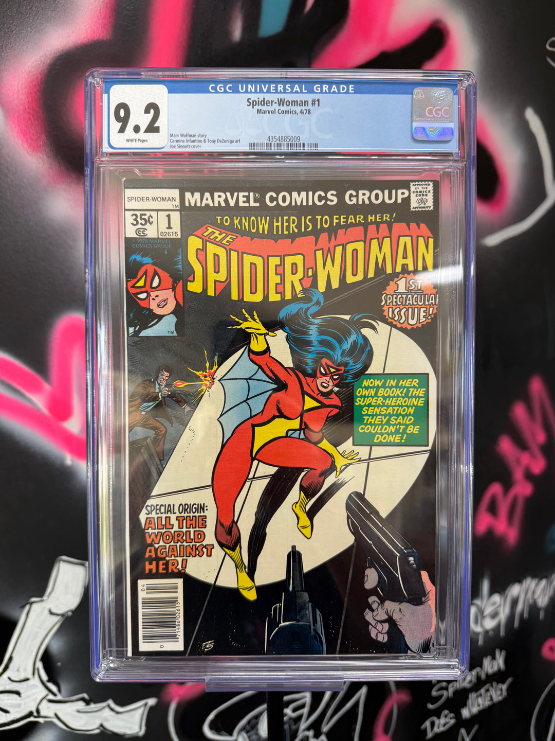 Spider-Woman #1 Newsstand CGC 9.2