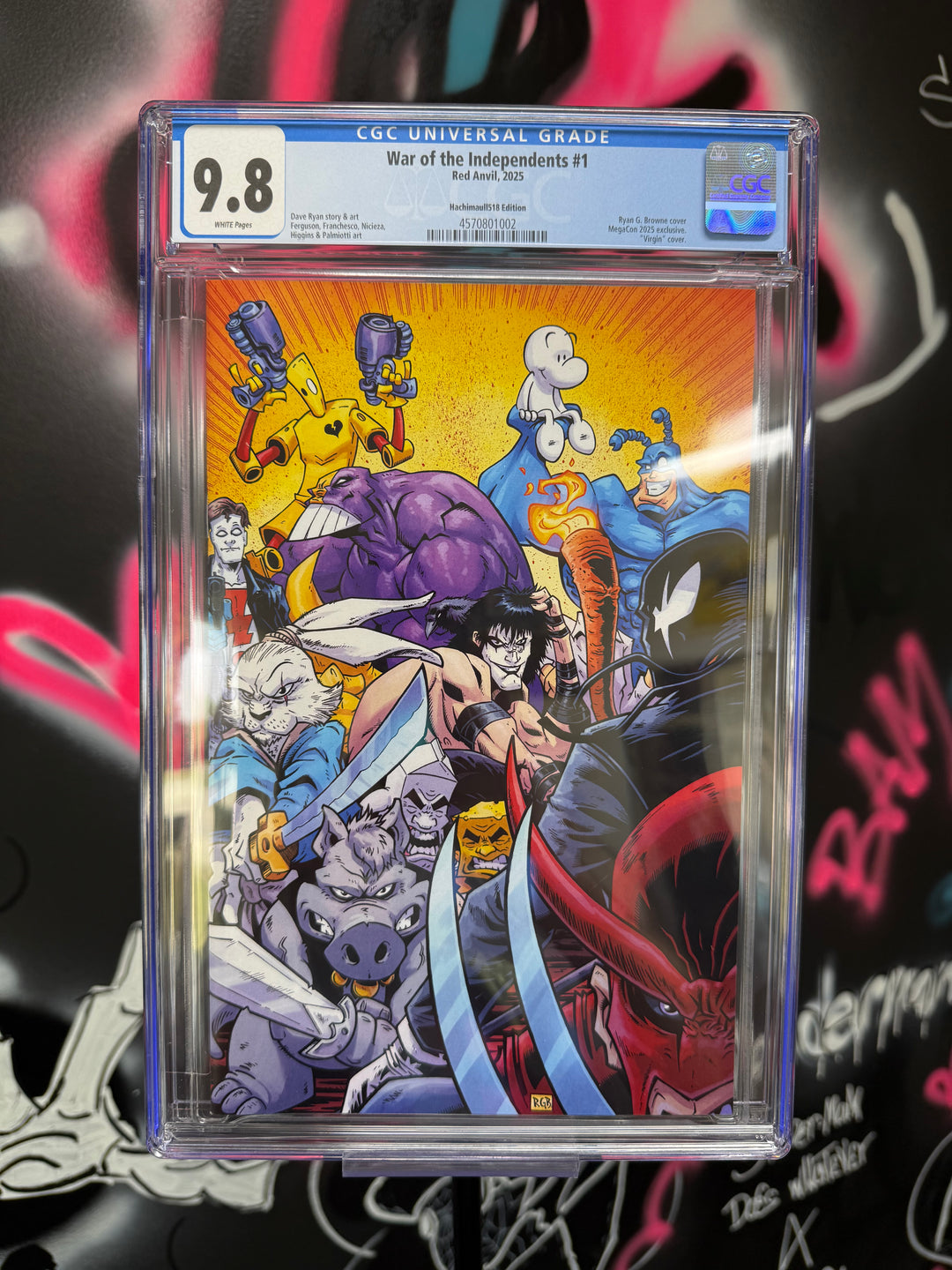 War Of The Independents #1 Megacon Exclusive Ryan Browne CGC 9.8