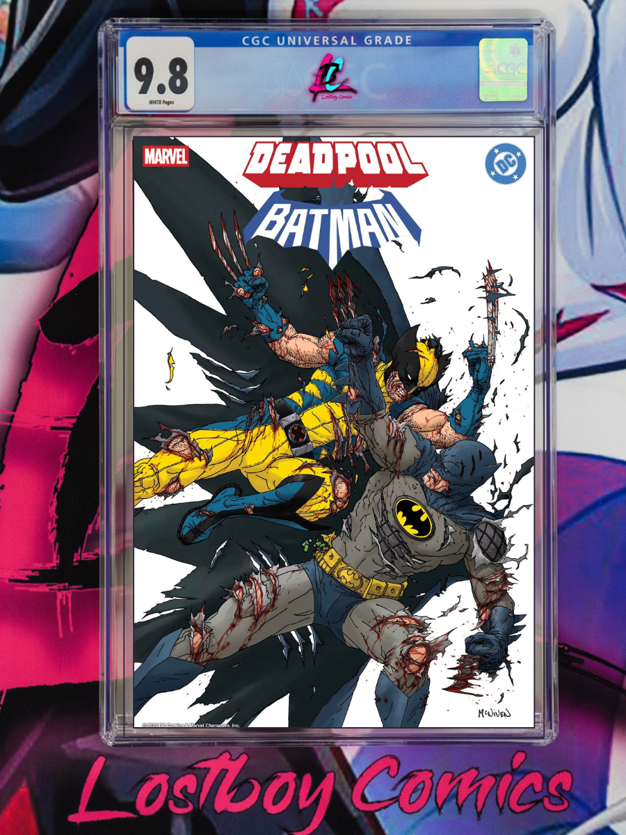 MARVEL/DC: DEADPOOL/BATMAN #1 STEVE MCNIVEN 1:25 CGC 9.8