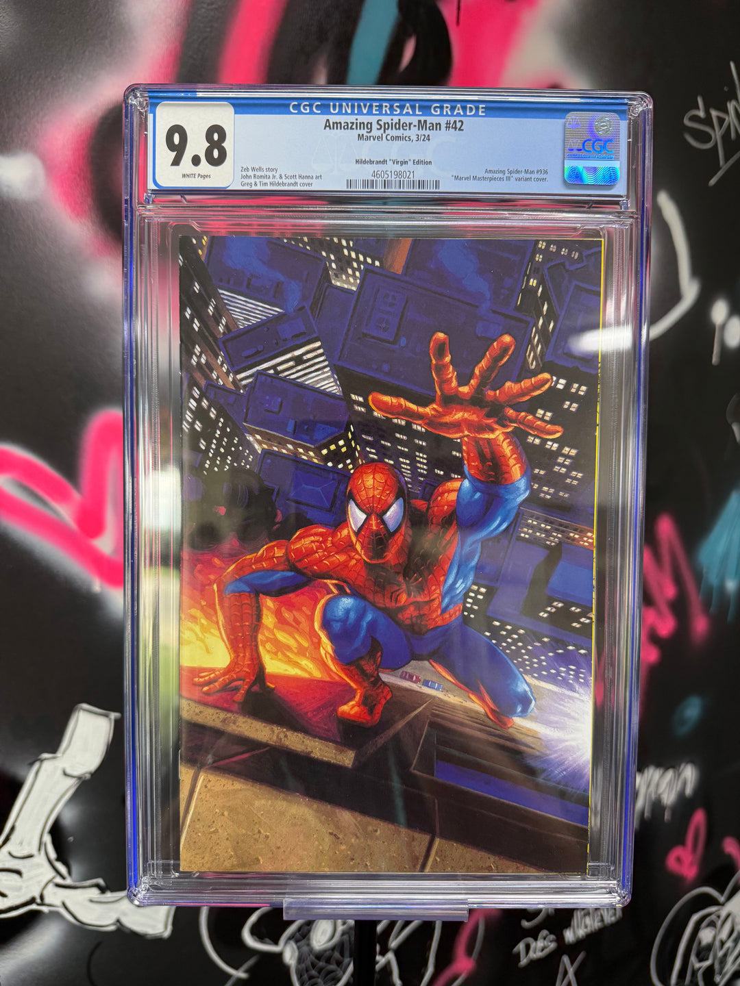 Amazing Spider-Man #42 Hildebrandt 1:50 Virgin CGC 9.8