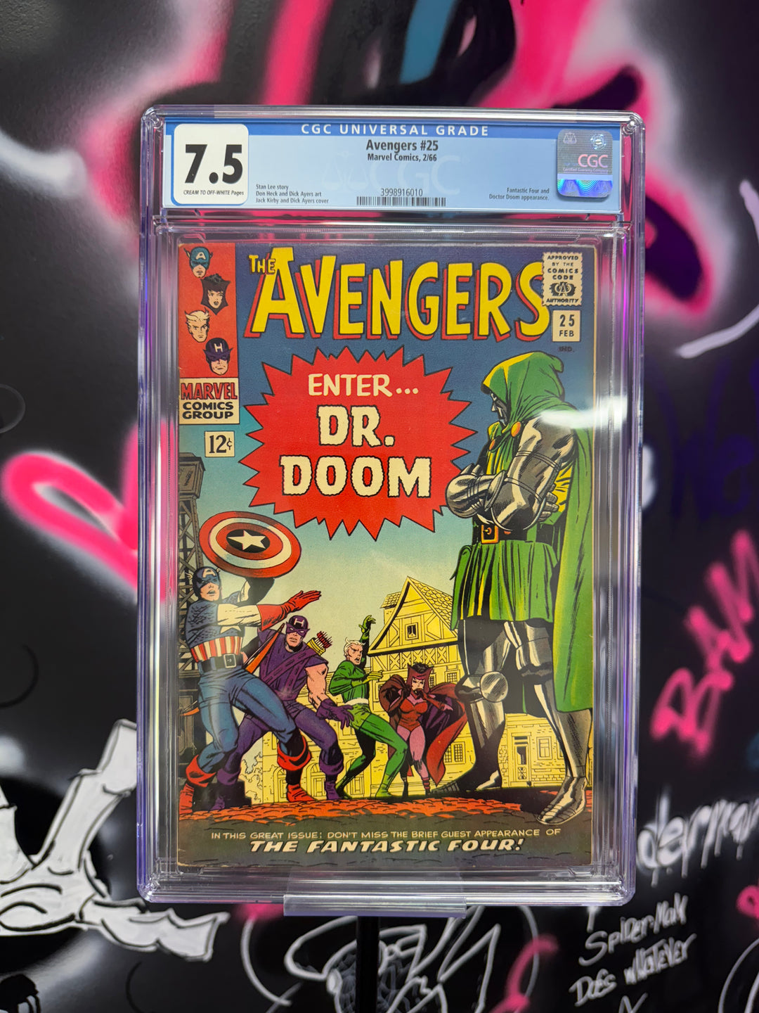 Avengers #25 1966 CGC 7.5