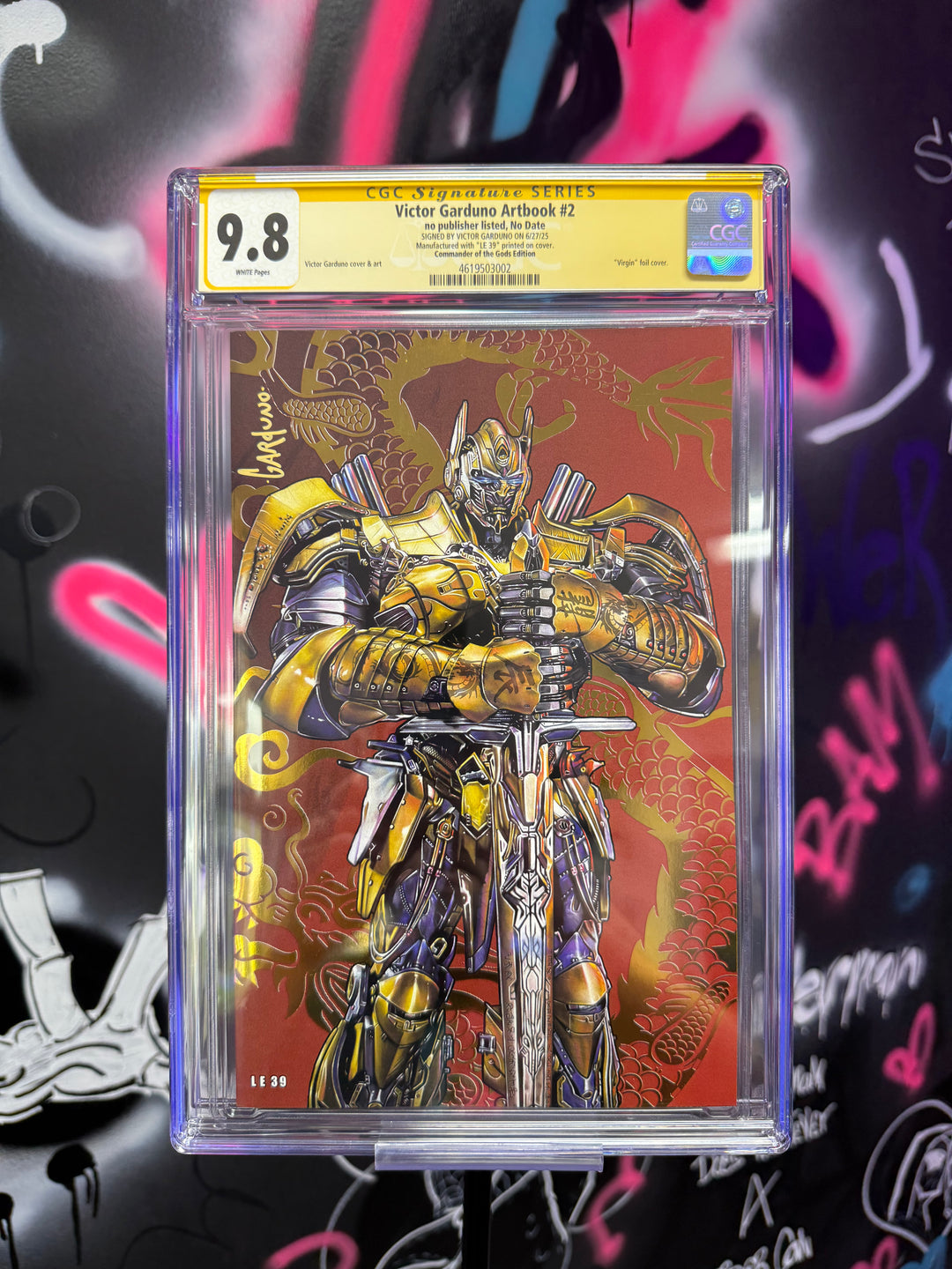 Year of the Dragon Prime #1 Garduno Gold Foil CGC 9.8 Signed