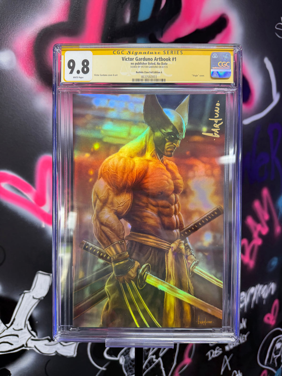Bushido Claw #1 Victor Garduno Holofoil CGC 9.8 Signature Series