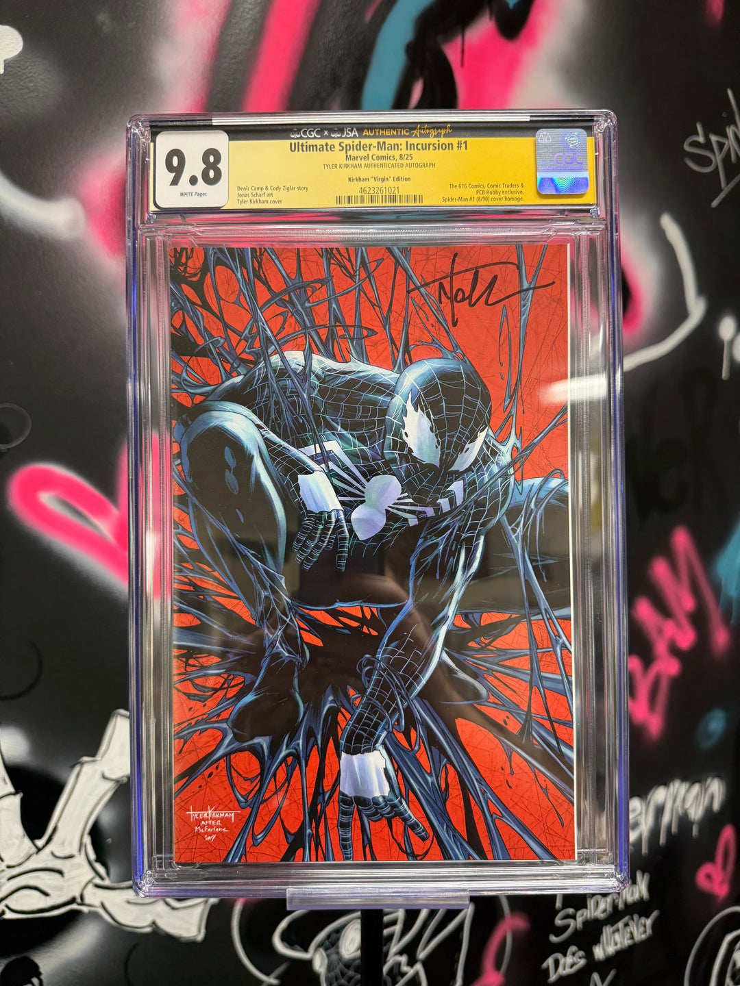 Ultimate Spider-Man: Incursion #1 CGC 9.8 Signed Tyler Kirkham