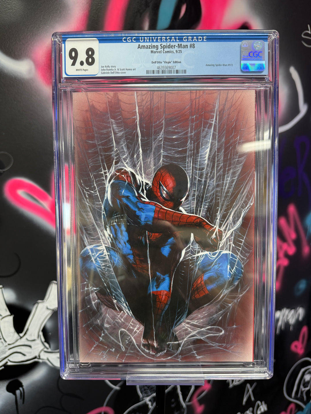 Amazing Spider-Man #8 1:100 Del Otto Virgin CGC 9.8