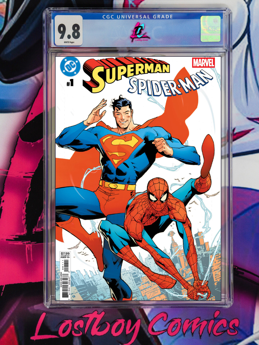 SUPERMAN SPIDER-MAN #1 1st Printing JORGE JIMENEZ CGC 9.8