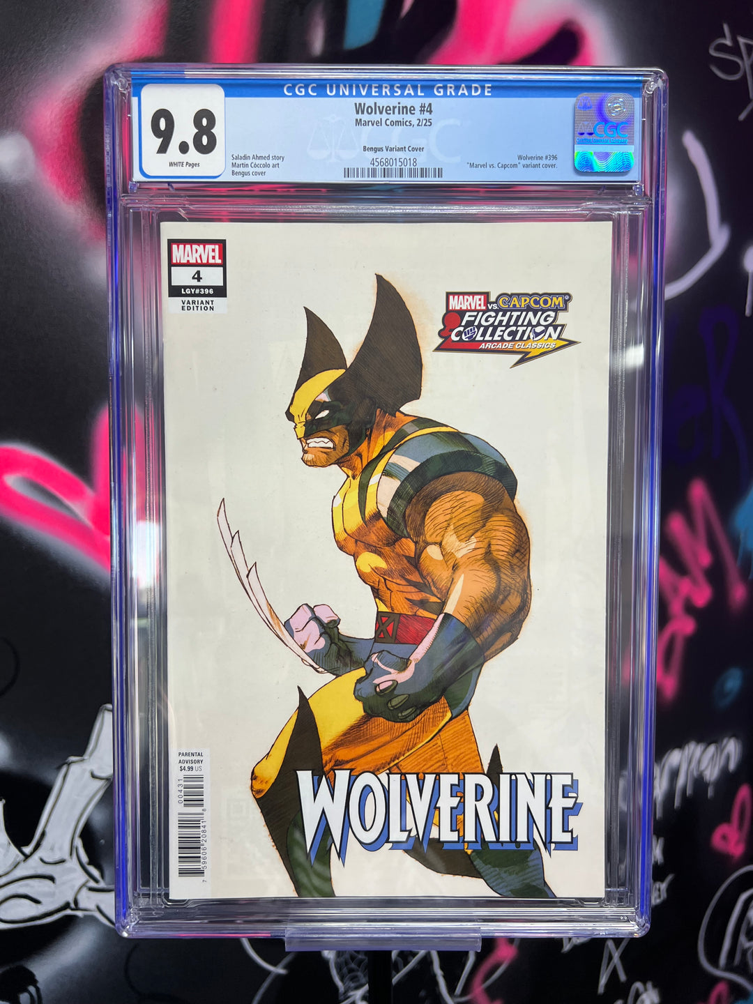 WOLVERINE #4 MARVEL VS CAPCOM CGC 9.8