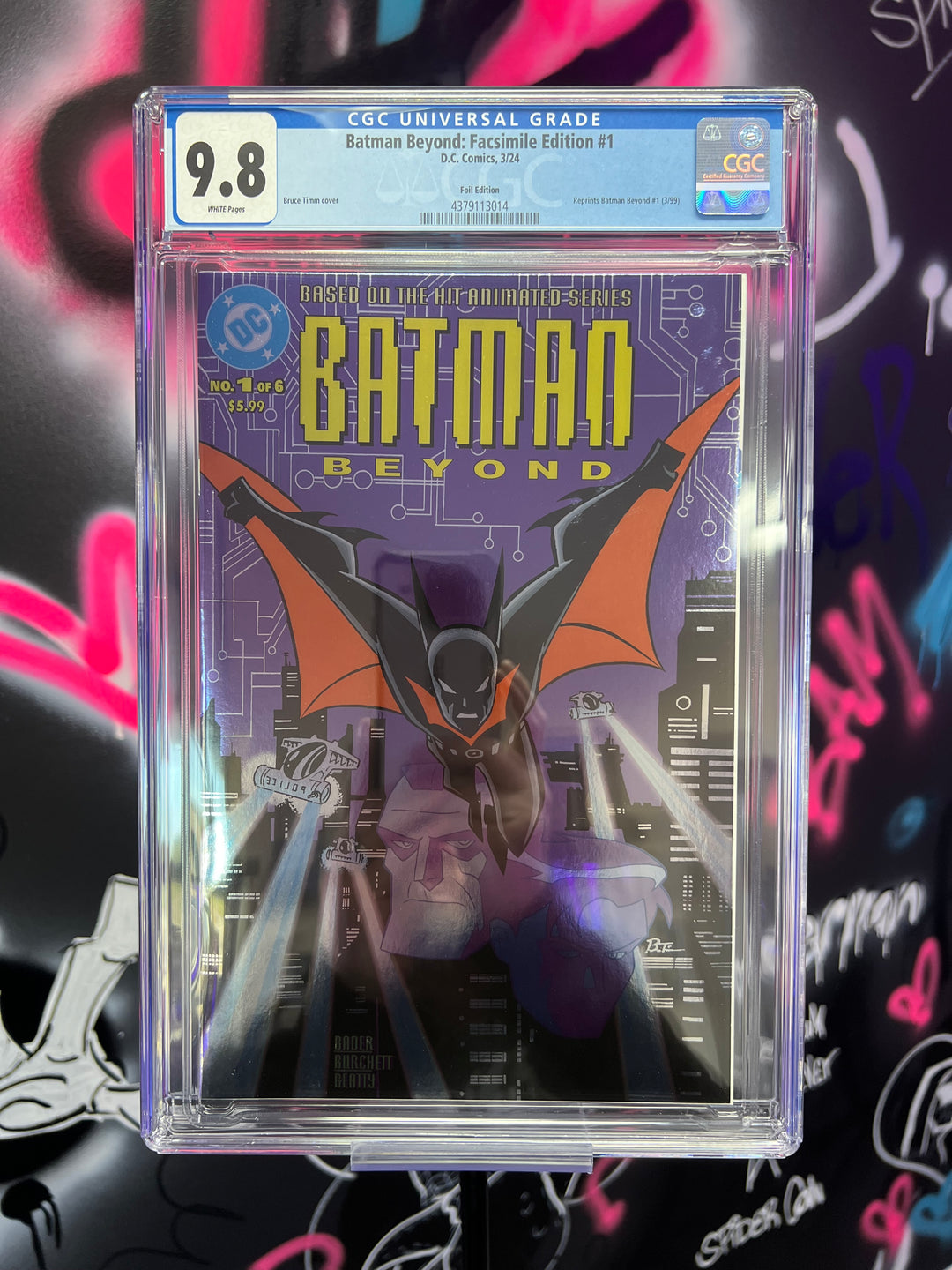 BATMAN BEYOND #1 BRUCE TIMM FOIL CGC 9.8
