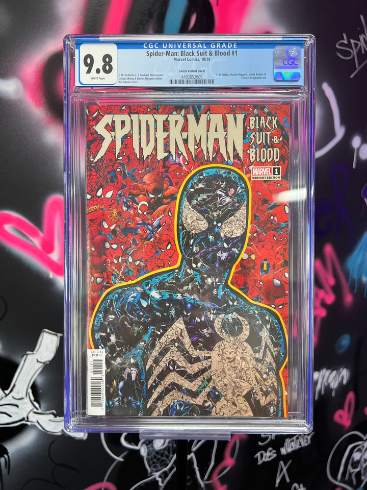 SPIDER-MAN: BLACK SUIT & BLOOD #1 MR. GARCIN CGC 9.8