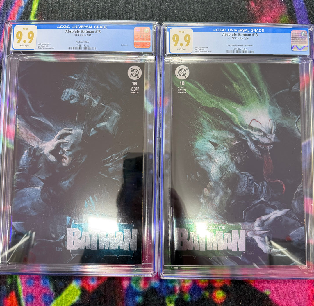 Absolute Batman #18 Martin Simmonds Connecting Exclusive Set CGC 9.9