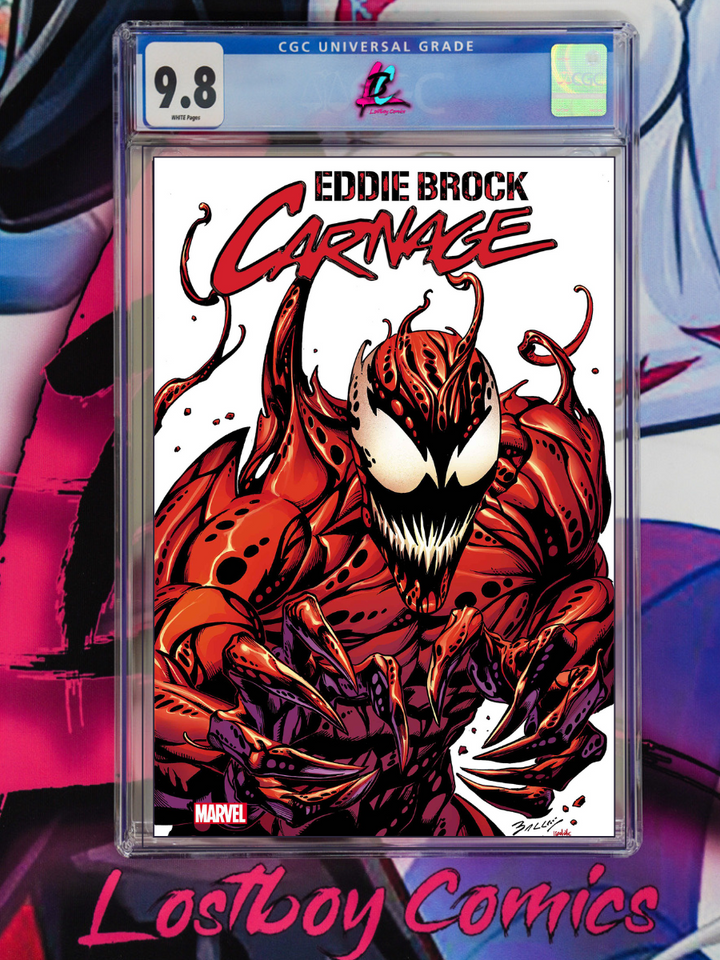 EDDIE BROCK: CARNAGE #1 MARK BAGLEY FOIL CGC 9.8