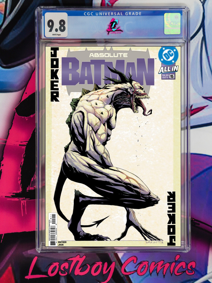 ABSOLUTE BATMAN #15 NICK DRAGOTTA 1ST PRINTING CGC 9.8