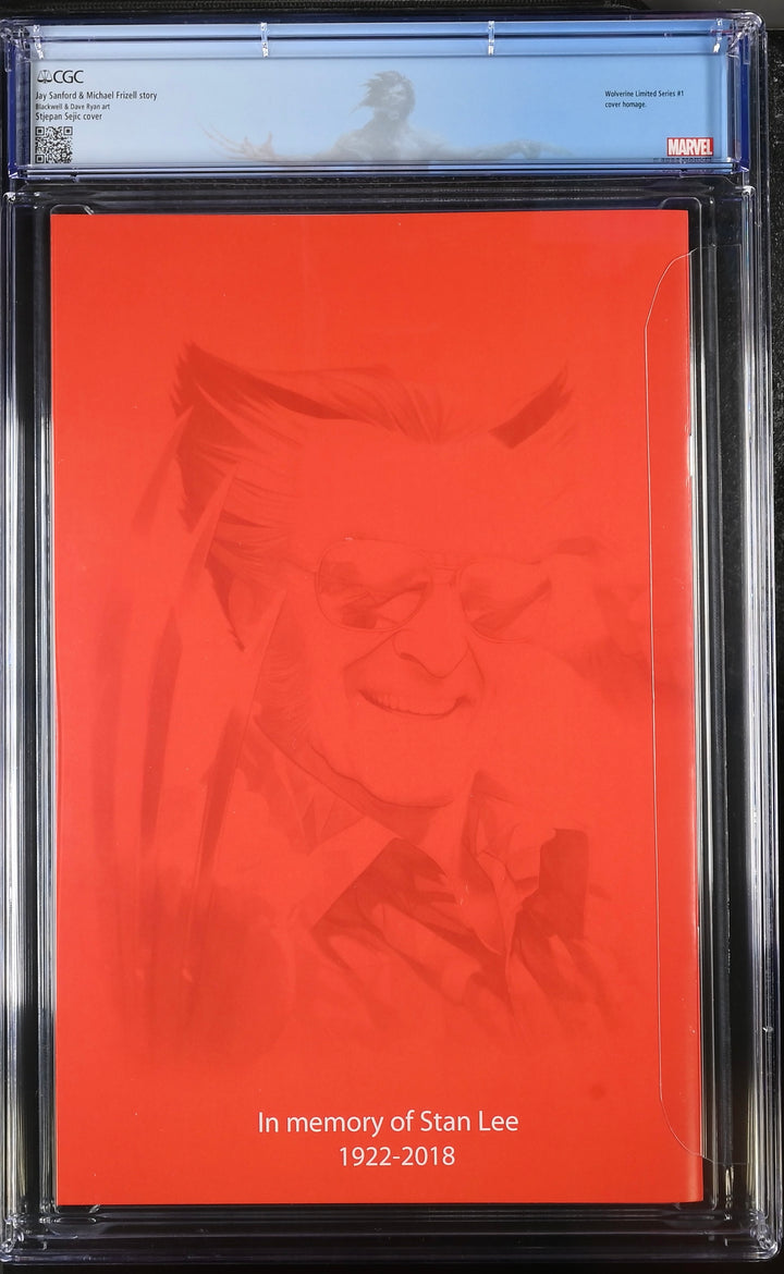 Stan Lee Tribute #1 St. Jepan Secret Foil CGC 9.8 22/25