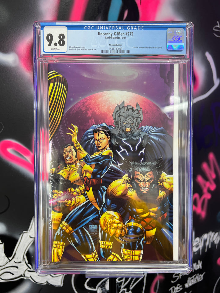 UNCANNY X-MEN 275 VIRGIN FOIL NYCC CGC 9.8