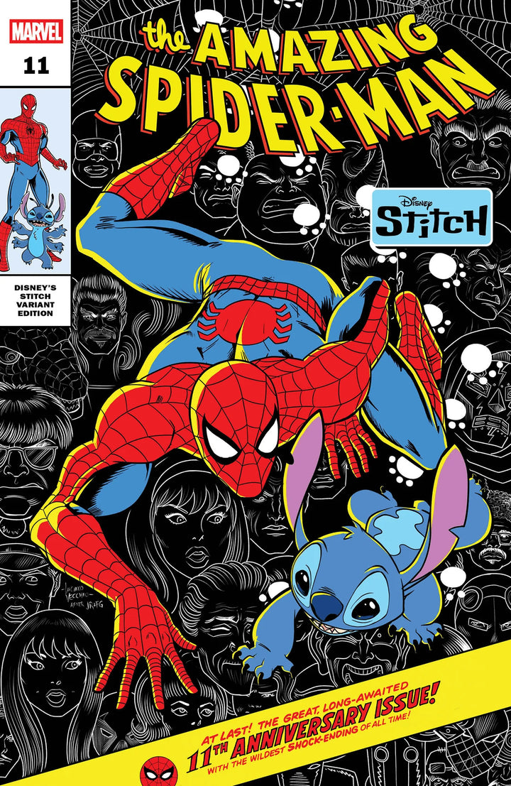 AMAZING SPIDER-MAN #11 LUCIANO VECCHIO DISNEY STITCH CGC 9.8