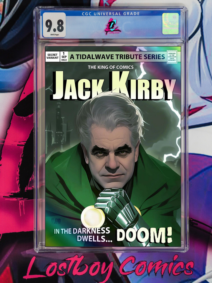 Jack Kirby Tribute #1 St. Jepan Secret Doom Variant LTD 30 CGC 9.8