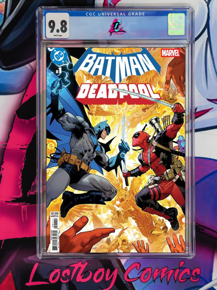DC MARVEL BATMAN DEADPOOL #1 DAN MORA 1ST PRINTING CGC 9.8