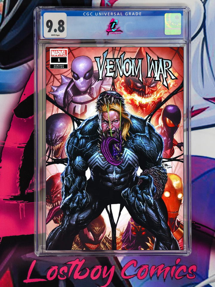 Venom War #1 Mico Suayan Exclusive Trade CGC 9.8