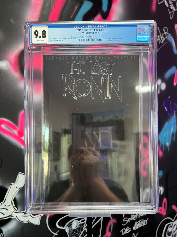TMNT Last Ronin 1 Kevin Eastman Fan Club Obscurity Black Blank CGC 9.8