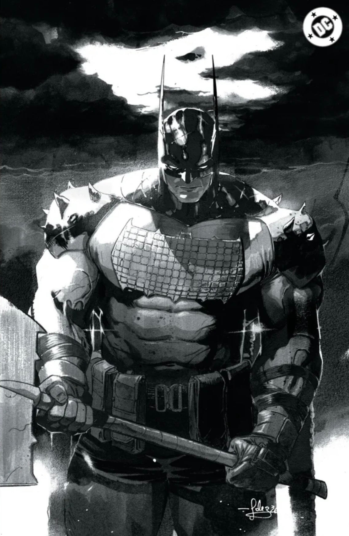 Absolute Batman #20 Javier Fernandez Black and White Virgin
