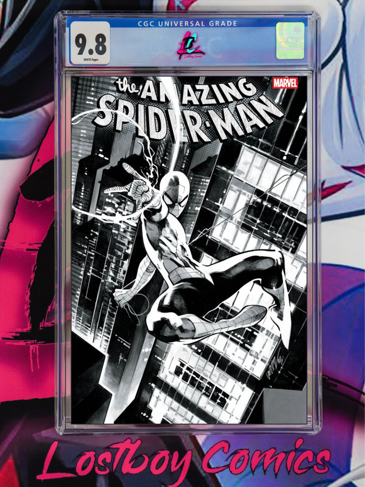 Amazing Spider-Man #1000 Pepe Larraz Black & White CGC 9.8