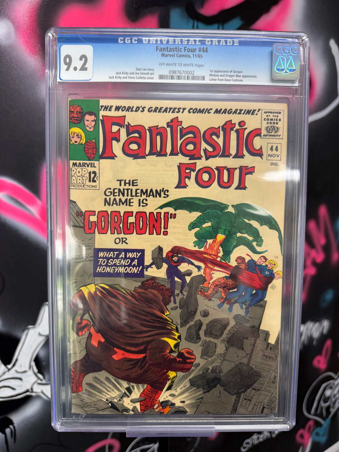 Fantastic Four #44 CGC 9.2