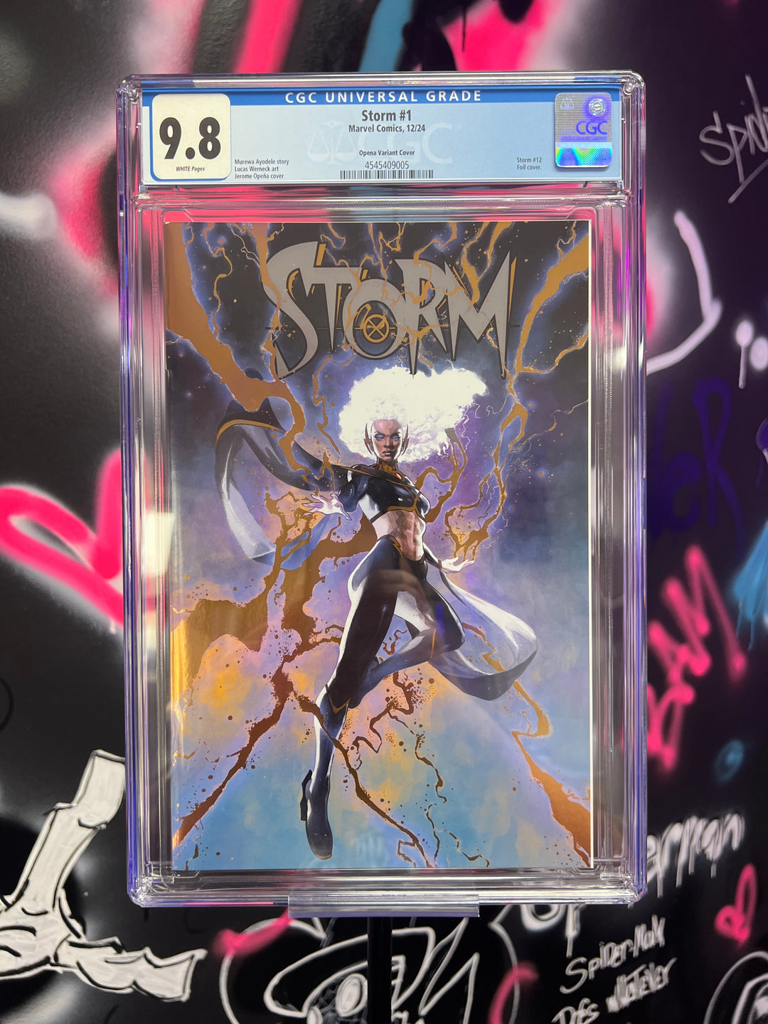 STORM #1 JEROME OPENA GOLD FOIL CGC 9.8