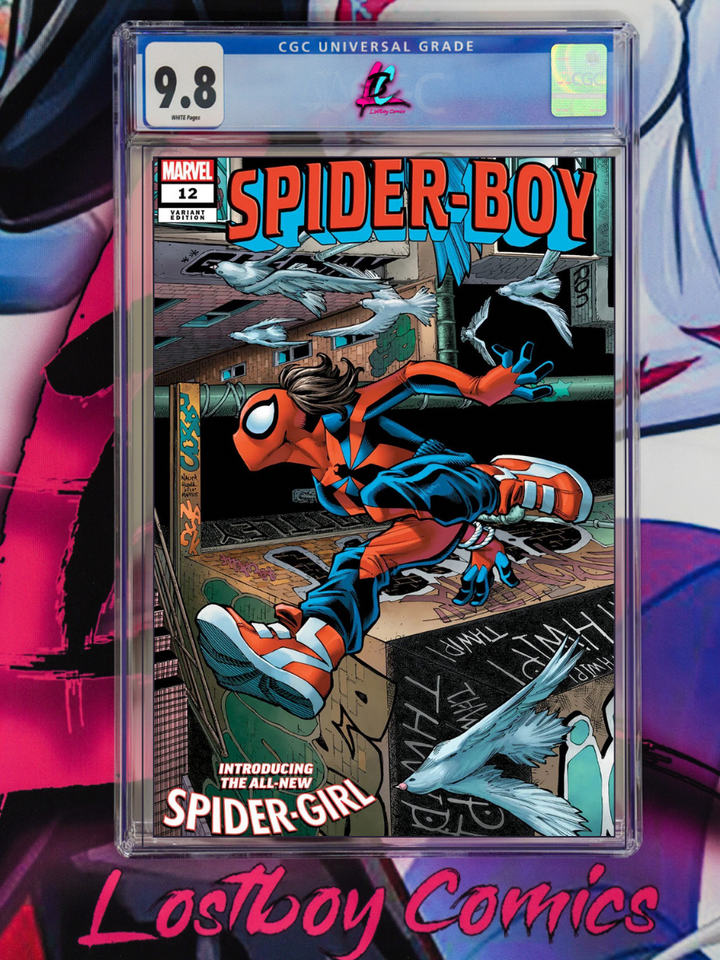 SPIDER-BOY 12 TODD NAUCK EXCLUSIVE SPIDER-GIRL CGC 9.8