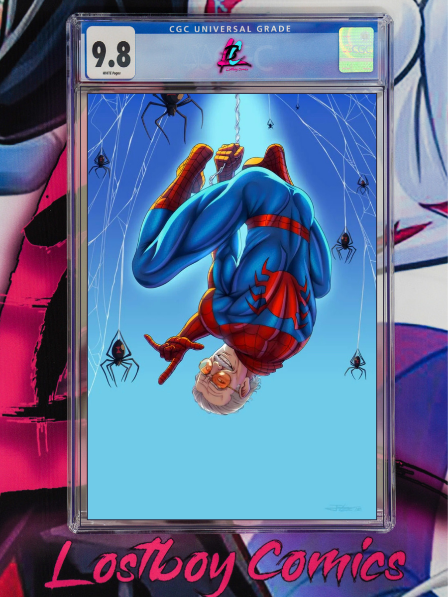 Spider Stan Lee #1 Midniteblue Secret Virgin CGC 9.8