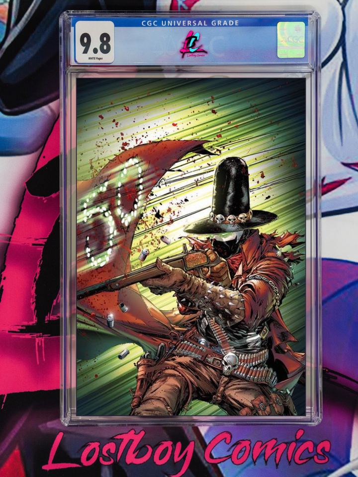 GUNSLINGER SPAWN #50 1:100 TODD MCFARLANE VIRGIN CGC 9.8