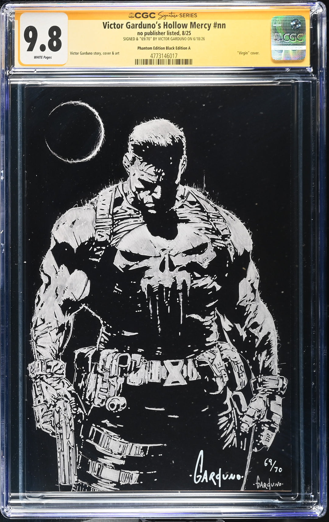 Hollow Mercy #1 Garduno Phantom Black Edition CGC 9.8 Signed