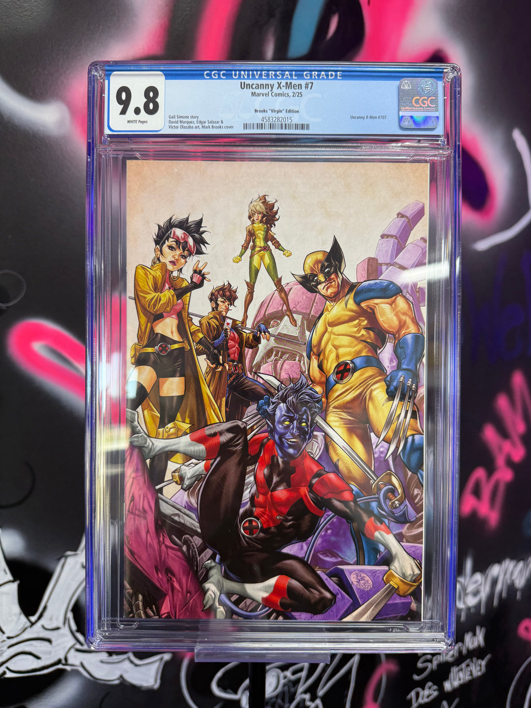 UNCANNY X-MEN #7 MARK BROOKS VIRGIN 1:50 CGC 9.8