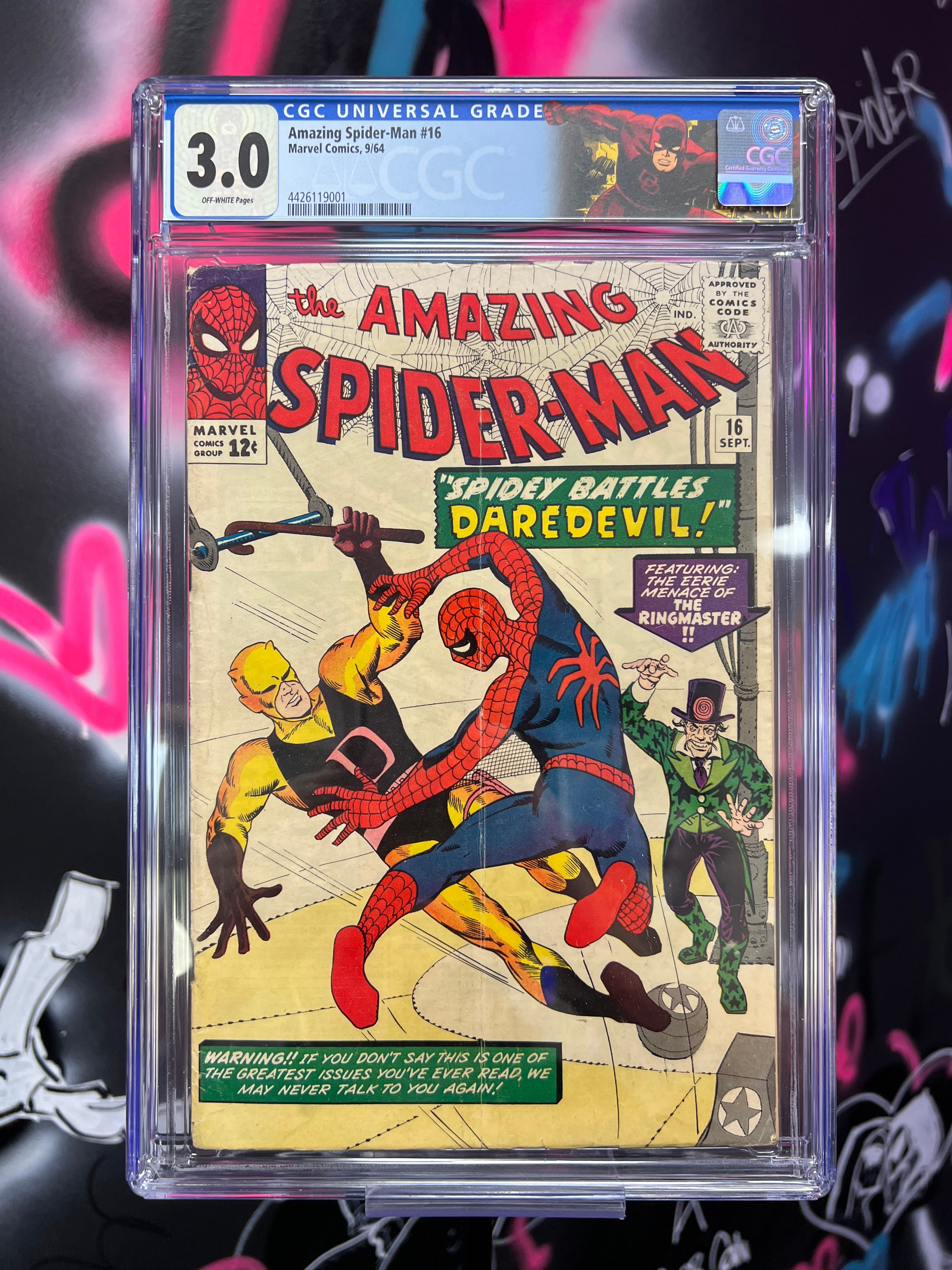 Amazing Spider-Man #16 cgc purchases comic