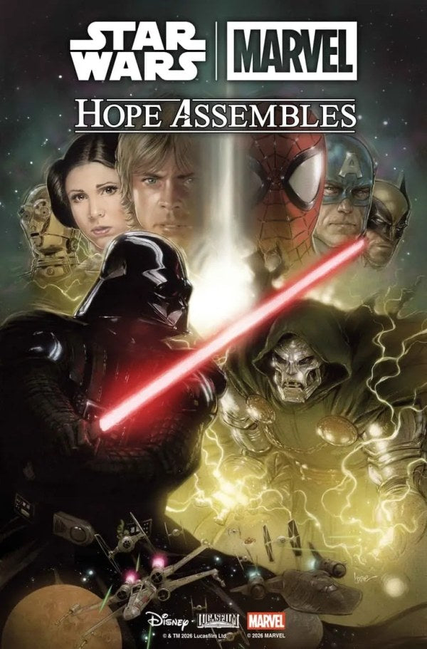 STAR WARS/MARVEL: HOPE ASSEMBLES #1 KAARE ANDREWS 1st Printing CGC 9.8