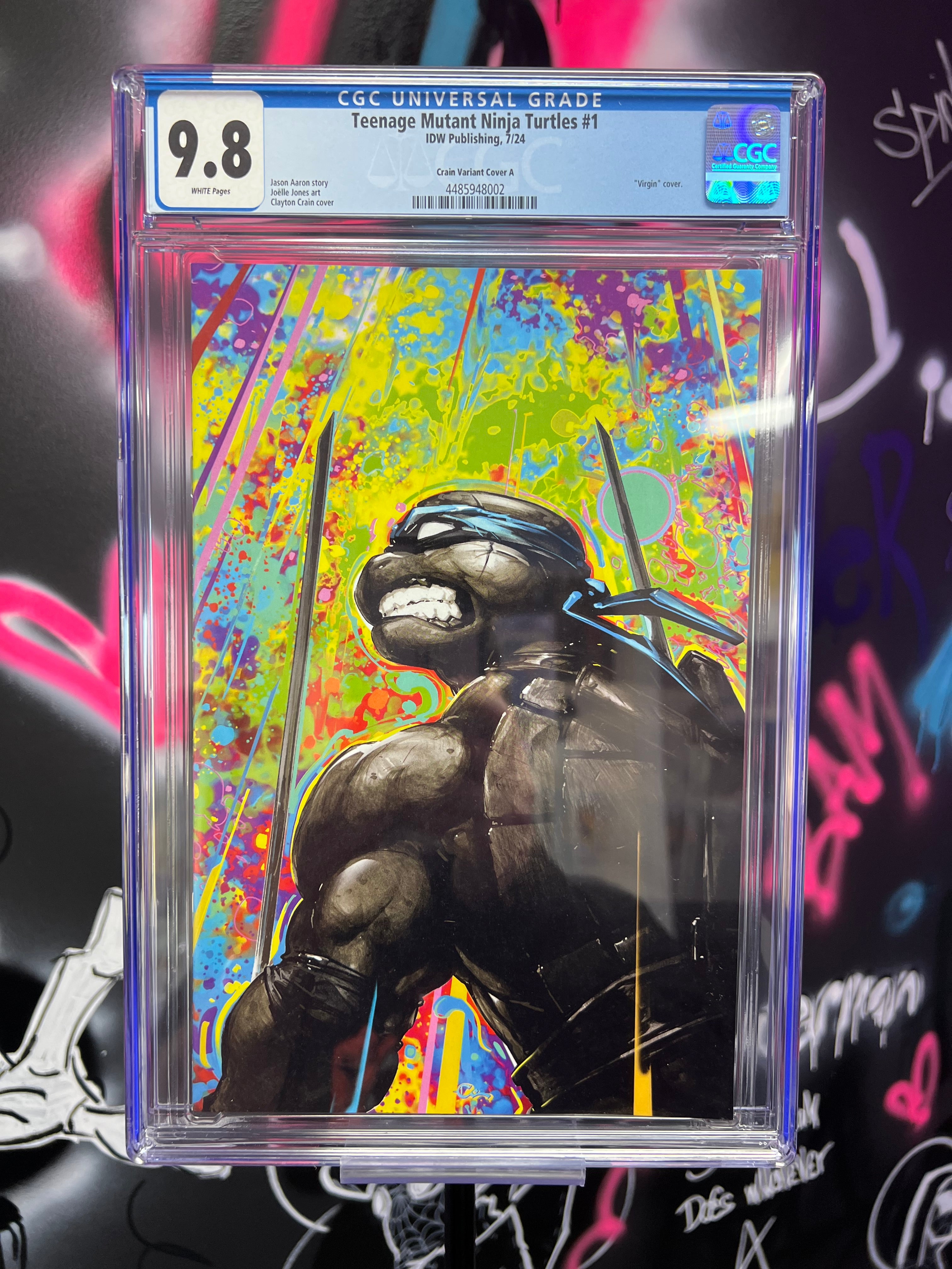 CGC 9.8 Clayton selling Crain