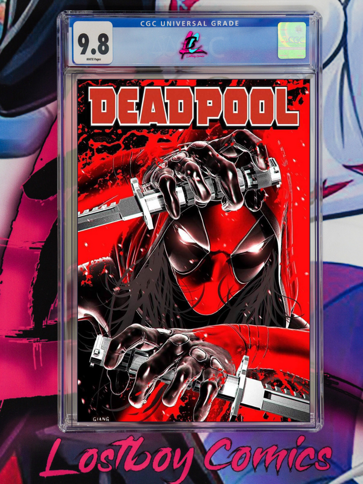 DEADPOOL #7 JOHN GIANG NEGATIVE BLEED EXCLUSIVE TRADE CGC 9.8